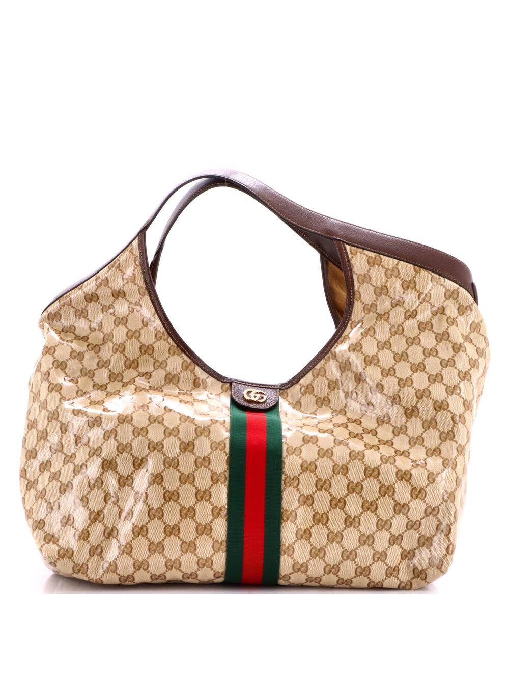 Gucci Giglio Tote Gg Crystal Coated #342628G16B